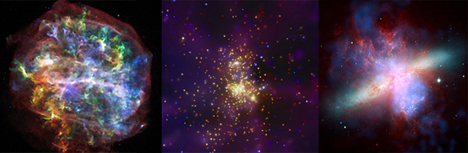 G292, Wd2 & M82 - A Sample Kaleidoscope of Color G292, Wd2 & M82 - A Sample Kaleidoscope of Color