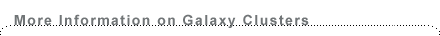 Galaxy Clusters