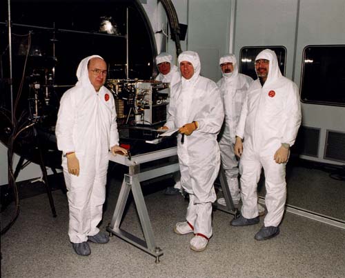 HRC Team Inspecting Flight Unit