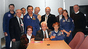Astronauts' Visit to OCC