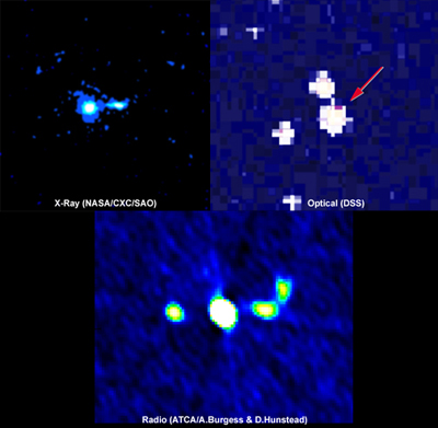 PKS0637 Multiwavelength Composite