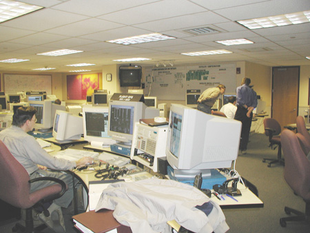 Operations Control Center, 2001 Training Simulation