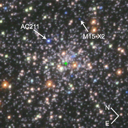  One contains neutron star 4U2127 orbiting around normal star AC211, 
