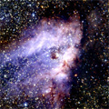 M17 infrared closeup