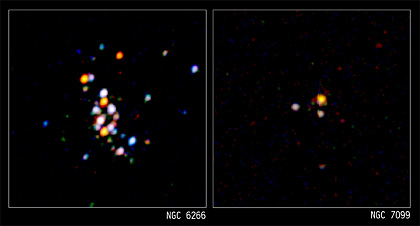 two globular clusters