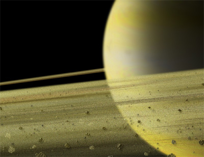 Illustration of Saturn's Rings