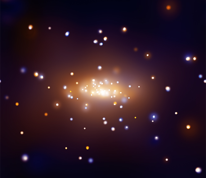 Corpo Oscuro al Centro della Via Lattea