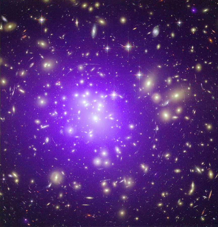 Galaxy cluster Abell 1689 in X-ray