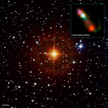 telescope blue dwarf star