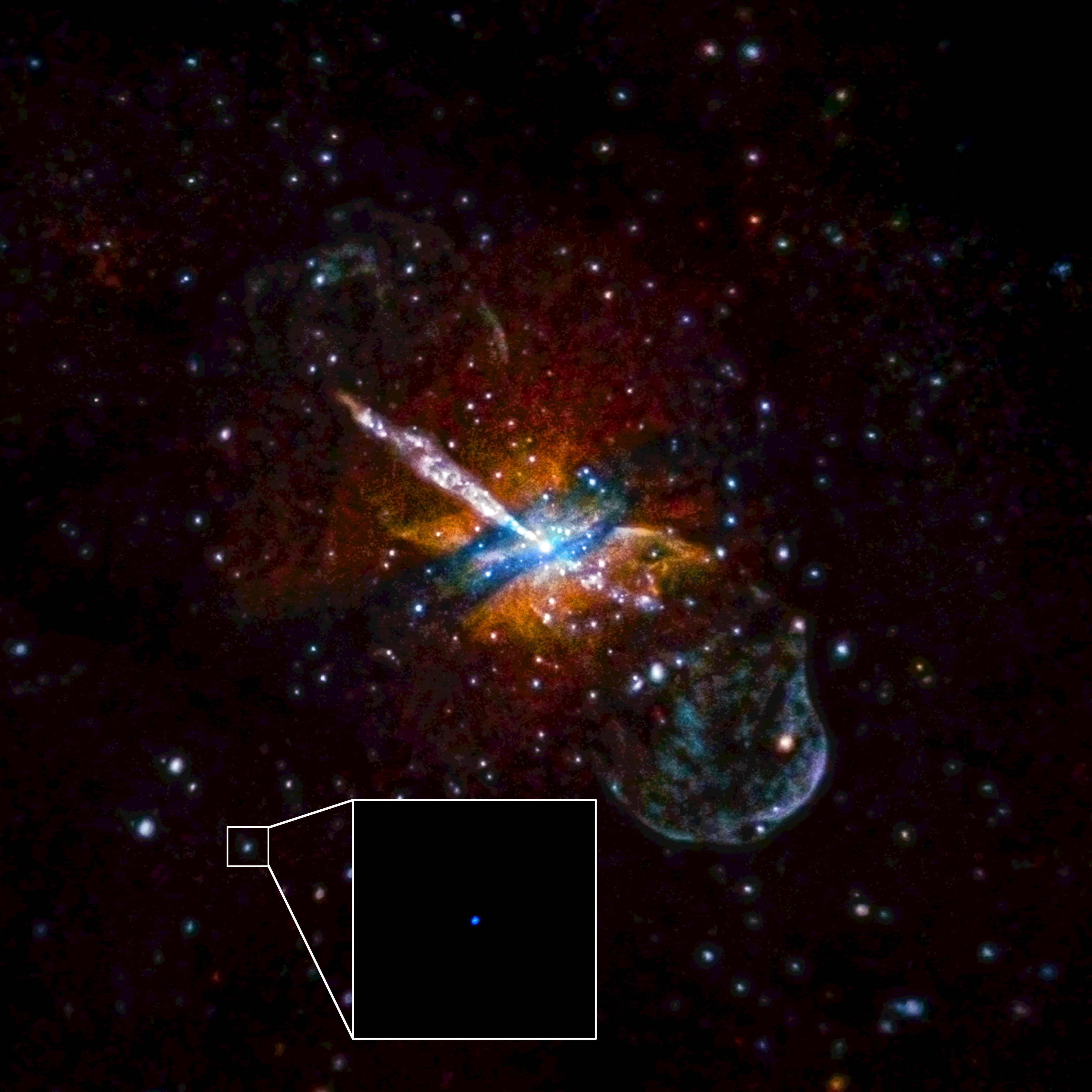 NGC 5128 Alargamento