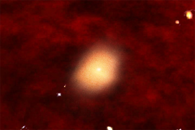 Illustration of Black Hole with Accretion Disk and Torus