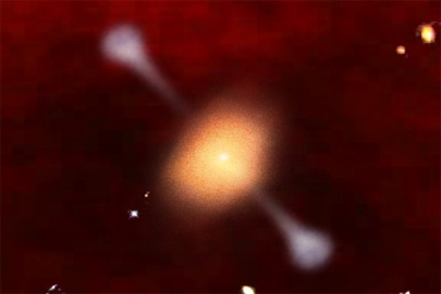 Illustration of Black Hole with Accretion Disk and Torus