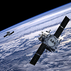 photo of satellites