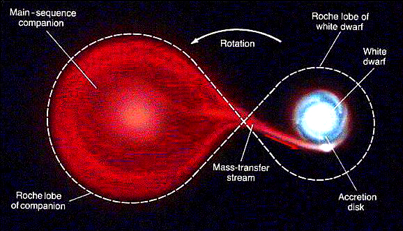 red giant white dwarf