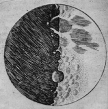 Galileo's Mooon Drawing