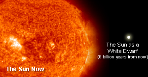 white dwarf star comparison