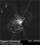 B/W HST of Eta Carinae