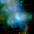 Photo of Hot Gas in Galactic Center