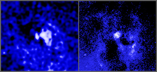 Image of Abell 478 and NGC 5044 in X-ray light.