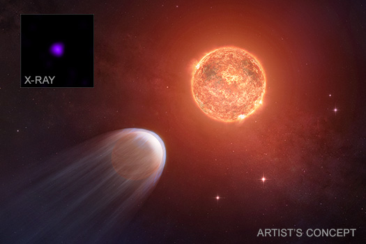 Illustration of TOI 1227 / TOI 1227 b