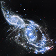 Composite image of NGC 2207 and IC 2163