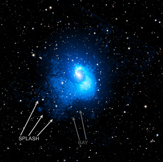 An illustration showing a close-up view of the object.