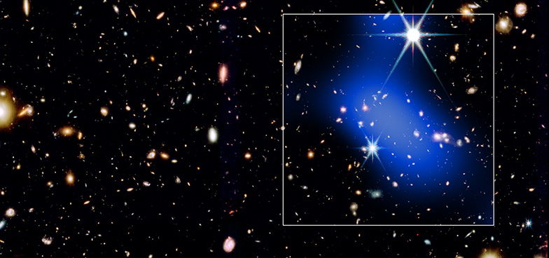 Tour: NASA Telescopes Spot Surprisingly Mature Cluster in Early Universe